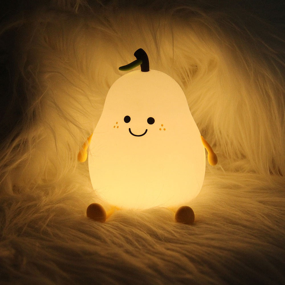 Forever Light Silikon Nattlampa LED - Lucky Pear