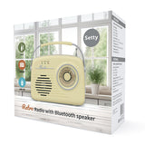 Setty Retro Bluetooth Högtalare m. Radio - Beige