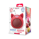 Forever Animal Bluetooth Högtalare - Röd Gris