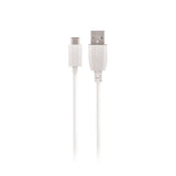 Maxlife Väggladdare med USB-A & USB-C kabel 10,5W - Vit