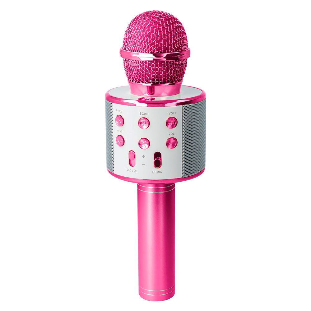 Forever BMS-300 Bluetooth Karaoke Microphone m. Högtalare - Rosa