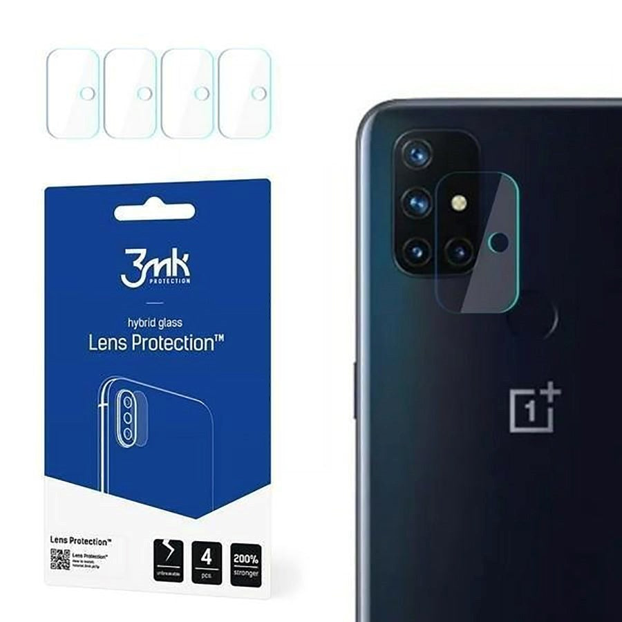 OnePlus Nord N10 5G 3mk Protective Glass för kameralins - 4 st