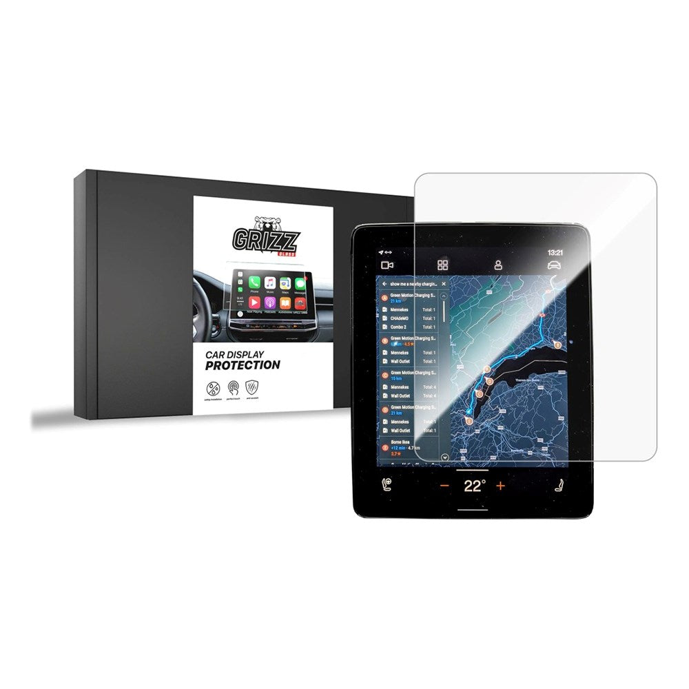 Polestar 2 (2021 - 2024) GrizzGlass Skärmskydd för Display - Genomskinlig