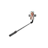 L05S Tech-Protect Selfie Stick med Stativ & LED-Ljus - Bluetooth - Svart