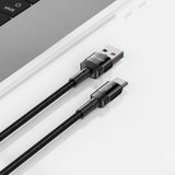 Tech-Protect Ultraboost Evo USB-A till USB-C Kabel 100W/5A 25cm - Svart