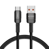 Tech-Protect Ultraboost Evo USB-A till USB-C Kabel 100W/5A 1m - Svart