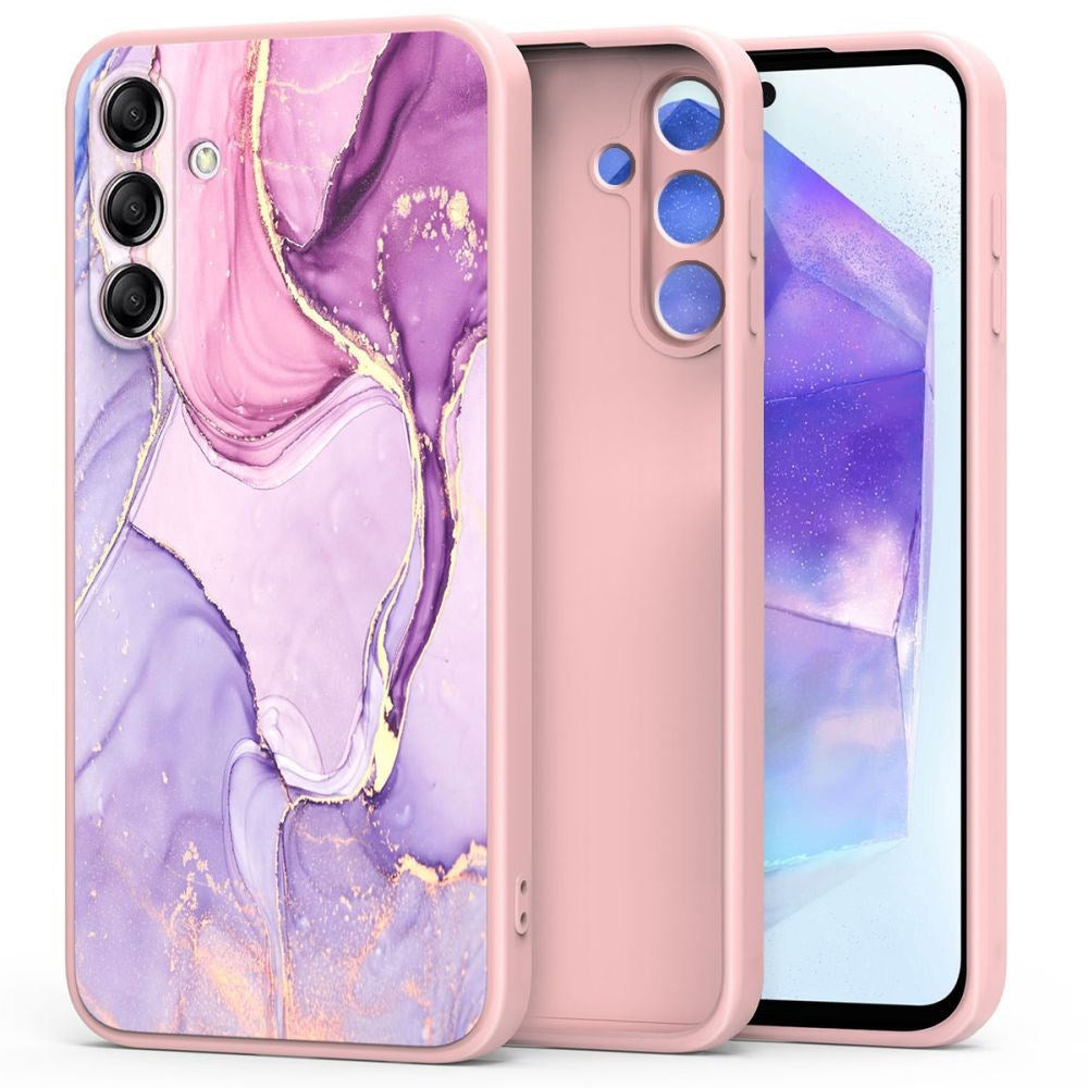 Samsung Galaxy A55 (5G) Tech-Protect Icon Skal - Colorful Marble