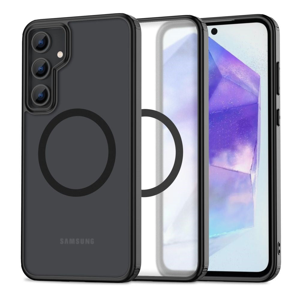 Samsung Galaxy A55 (5G) Tech-Protect Magmat Skal - MagSafe-kompatibelt - Mat Svart