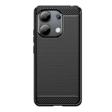 Xiaomi Redmi Note 13 (4G) Tech-Protect Flexibelt Carbon Plastskal - Svart