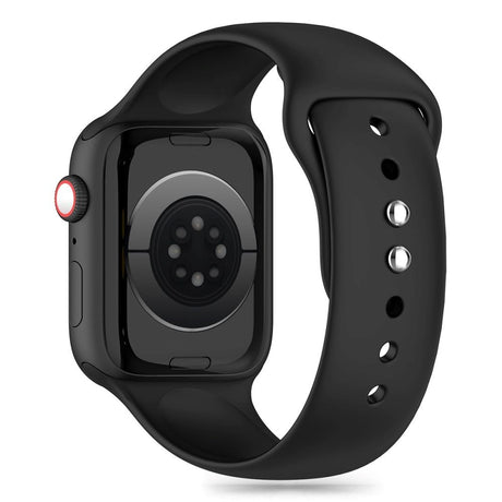 Apple Watch (42/44/SE/45/46/49mm) Tech-Protect Silikon Rem - Black