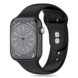 Apple Watch (42/44/SE/45/46/49mm) Tech-Protect Silikon Rem - Black