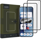 Nothing Phone (2a) Hofi Glass Pro+ Skärmskydd - Case Friendly - 2-Pak  - Svart Kant