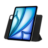 iPad Air 13" (2024) Tech-Protect Smartcase Magnetisk Fodral Tri-fold - Svart