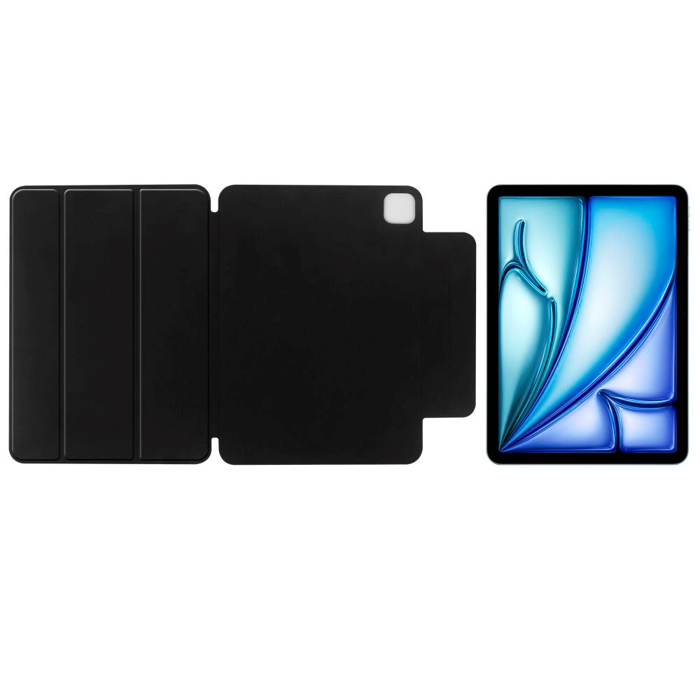 iPad Air 13" (2024) Tech-Protect Smartcase Magnetisk Fodral Tri-fold - Svart