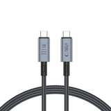 Tech-Protect Ultraboost 8K 40GBPS USB-C till USB-C Kabel PD 2400W 1m - Svart