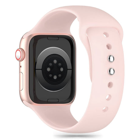 Apple Watch (38/40/SE/41/42mm) Tech-Protect Silikon Rem - Light Pink