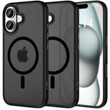 iPhone 16 Tech-Protect MagMat Skal - MagSafe-kompatibelt - Matt Svart