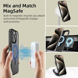 iPhone 16 Pro Tech-Protect MagMat Skal - MagSafe-kompatibelt - Matt Svart