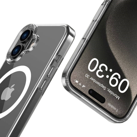 iPhone 16 Plus Tech-Protect Flexair Hybrid Skal - MagSafe-kompatibelt - Genomskinlig