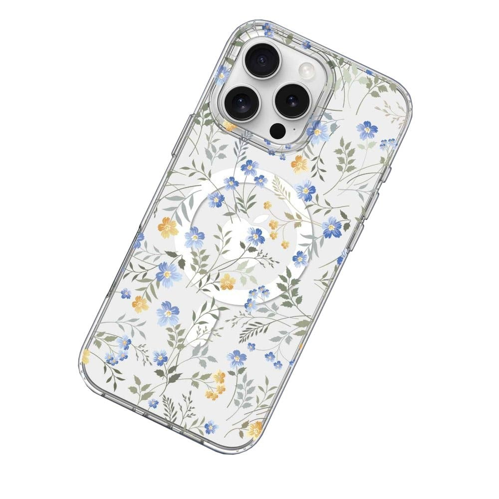 iPhone 16 Pro Tech-Protect MagMood Skal - MagSafe Kompatibel - Spring Flowers