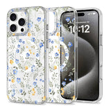 iPhone 16 Pro Tech-Protect MagMood Skal - MagSafe Kompatibel - Spring Flowers