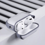 Tech-Protect MagMat Apple AirPods Pro (1. & 2. generationens) Plastfodral med Karbinhake - Matt Grå