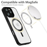 iPhone 16 Pro Tech-Protect Magflex Skal - MagSafe-Kompatibelt - Genomskinlig / Satin Svart