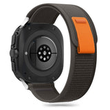 Samsung Galaxy Watch Ultra (47 mm) Tech-Protect Nylon Rem - Svart / Orange