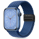 Apple Watch (42/44/SE/45/46/49mm) Tech-Protect Nylon Rem - Mörkblå