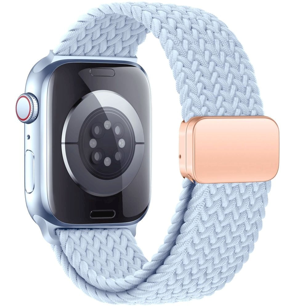 Apple Watch (38/40/SE/41/42mm) Tech-Protect Nylon Rem - Ljusblått