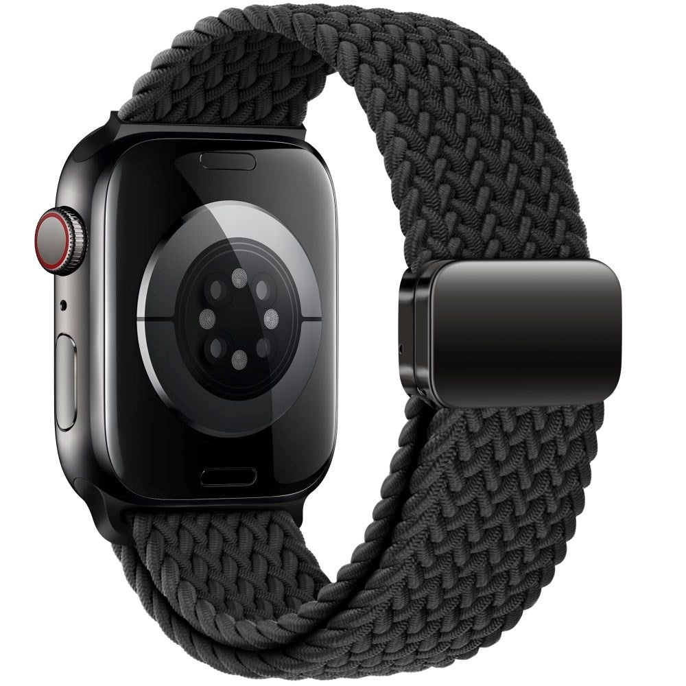 Apple Watch (38/40/SE/41/42mm) Tech-Protect Nylon Rem - Svart