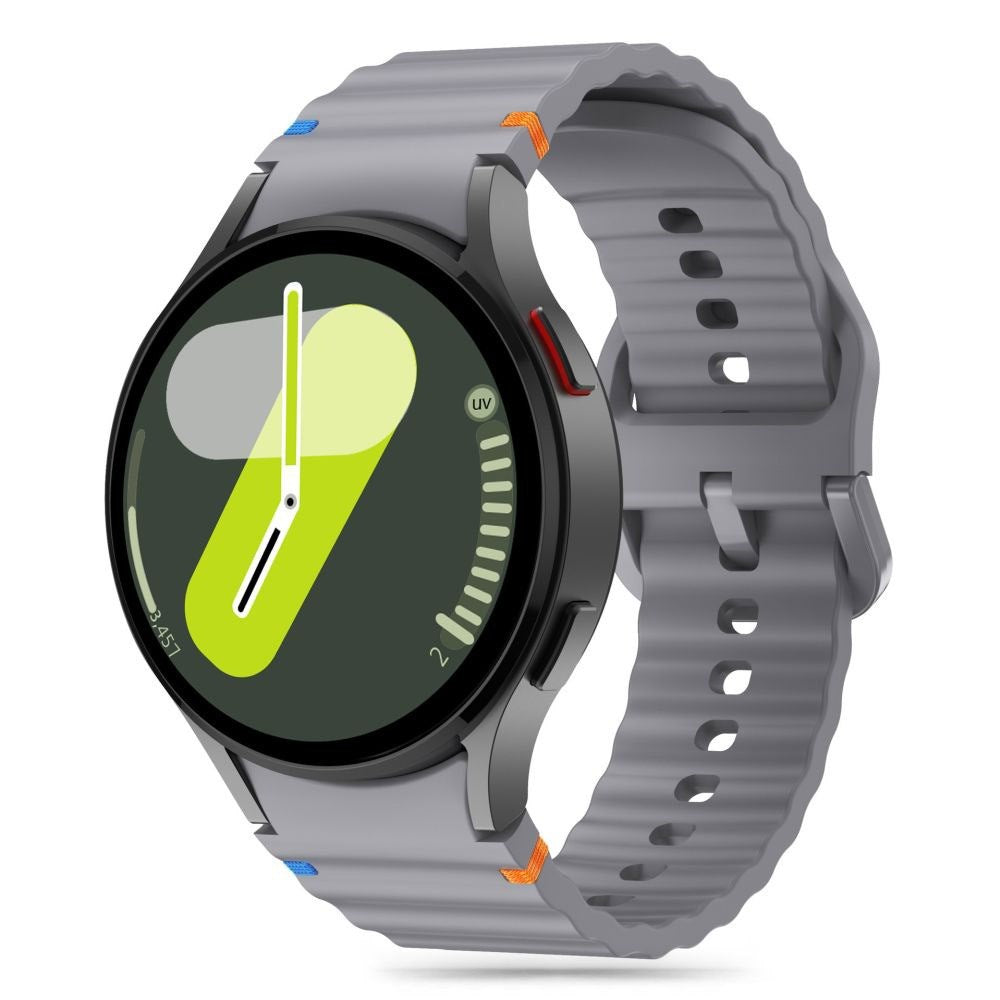 Samsung Galaxy Watch 4 / 5 / 6 / 7 / FE Tech-Protect Silicone Sport Rem - Grå