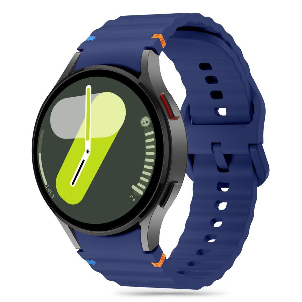 Samsung Galaxy Watch 4 / 5 / 6 / 7 / FE Tech-Protect Silicone Sport Rem - Mörkblå