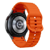 Samsung Galaxy Watch 4 / 5 / 6 / 7 / FE Tech-Protect Silicone Sport Rem - Orange