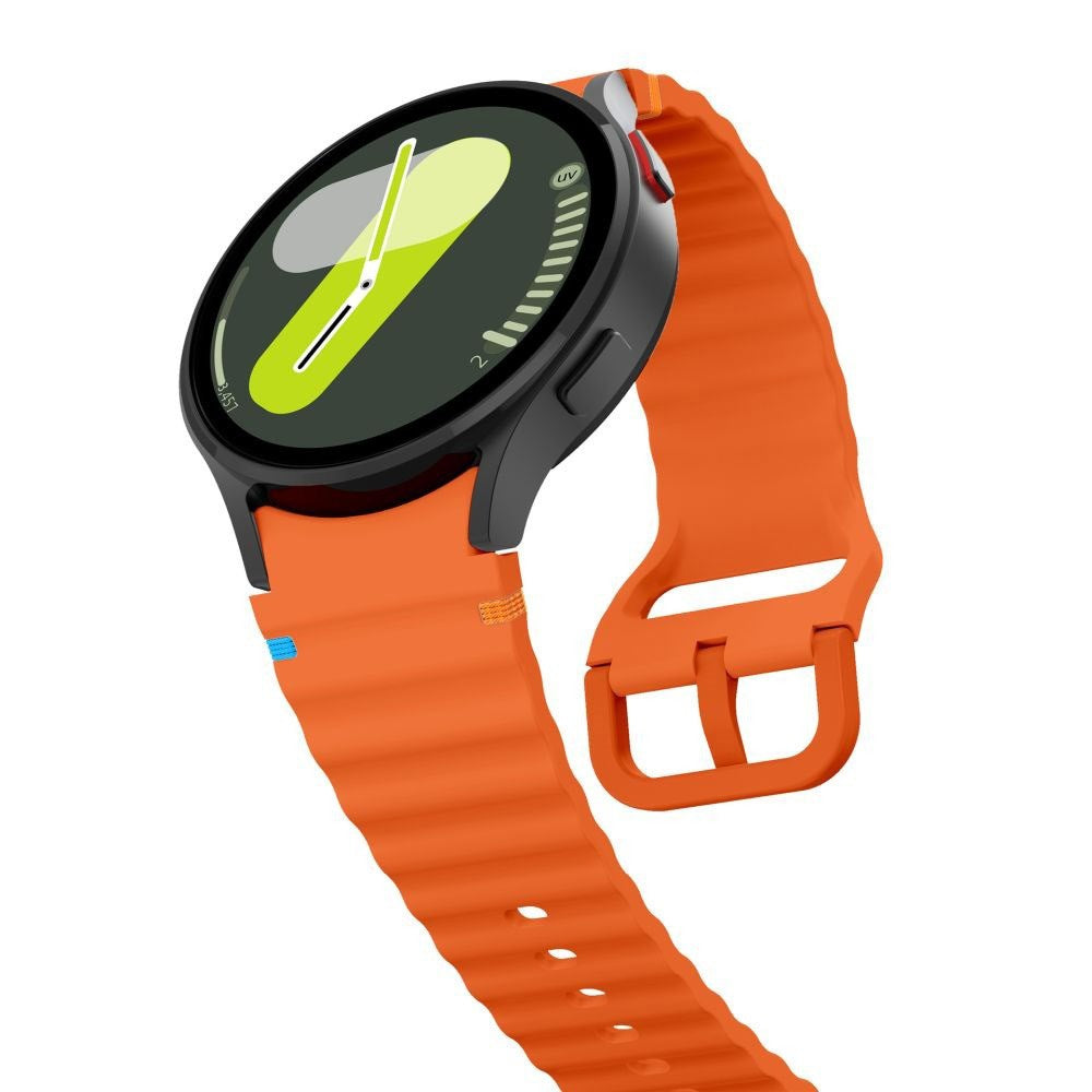 Samsung Galaxy Watch 4 / 5 / 6 / 7 / FE Tech-Protect Silicone Sport Rem - Orange