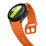 Samsung Galaxy Watch 4 / 5 / 6 / 7 / FE Tech-Protect Silicone Sport Rem - Orange