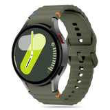 Samsung Galaxy Watch 4 / 5 / 6 / 7 / FE Tech-Protect Silicone Sport Rem - Mörkgrön