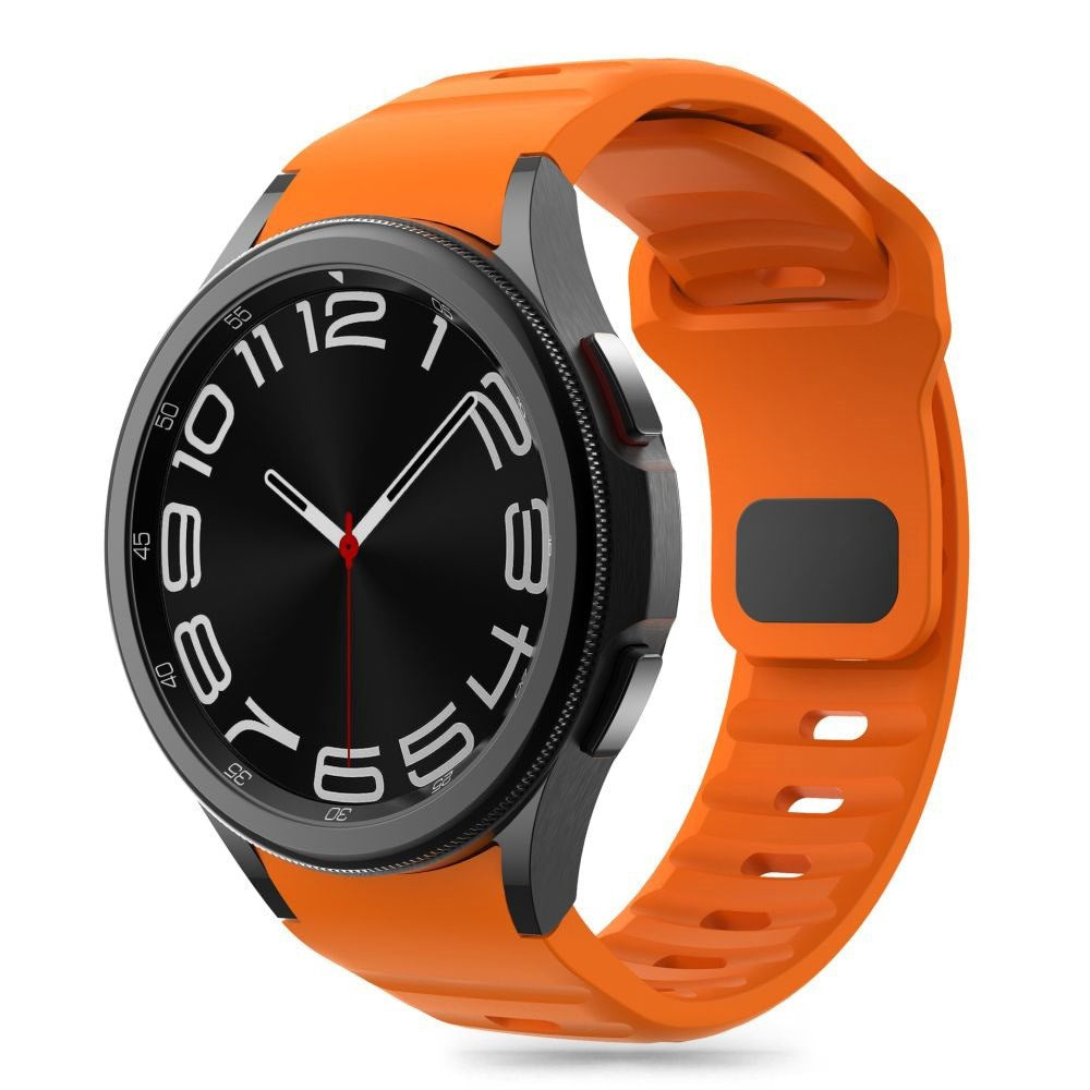 Samsung Galaxy Watch 4 / 5 / 6 / 7 / FE Tech-Protect Silicone Line Rem - Orange