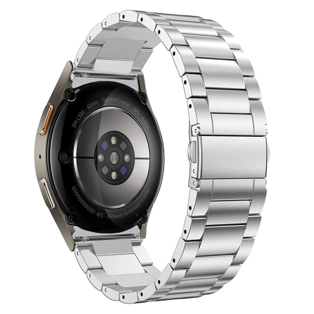 Samsung Galaxy Watch 4 / 5 / 6 / 7 / FE Tech-Protect Stainless Rem - Silver