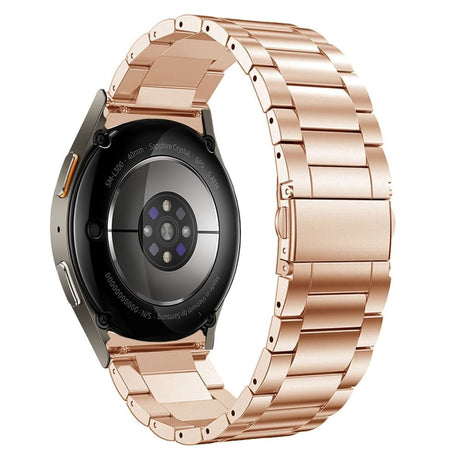 Samsung Galaxy Watch 4 / 5 / 6 / 7 / FE Tech-Protect Stainless Rem - Guld