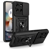 Motorola Moto G56 Tech-Protect Hantverkar Skal m. Magnetiskt Kickstand & Camslider - Svart