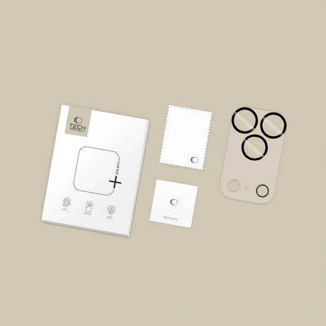 iPhone 17 Pro Tech-Protect Cam Fit+ Kameralinsskyddsglas - Genomskinlig