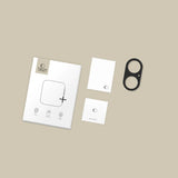 iPhone 17 Tech-Protect CamAlloy Fit+ Kameralinsskyddsskal - Svart