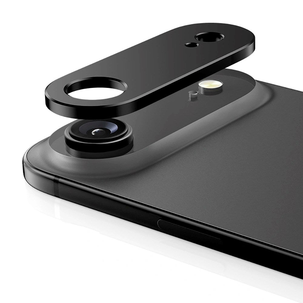 iPhone Air Tech-Protect CamAlloy Fit+ Kameralinsskyddsskal - Svart