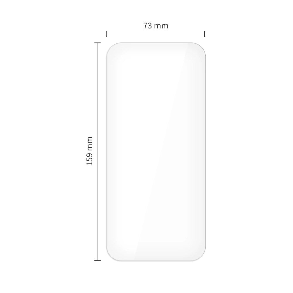 iPhone 17 Pro Max / 16 Pro Max Tech-Protect Glass Fit+ Skärmskyddsglas - 2 st - Genomskinlig