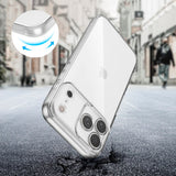 iPhone 17 Pro Tech-Protect Flexair Flexibelt Plast Skal - Genomskinlig