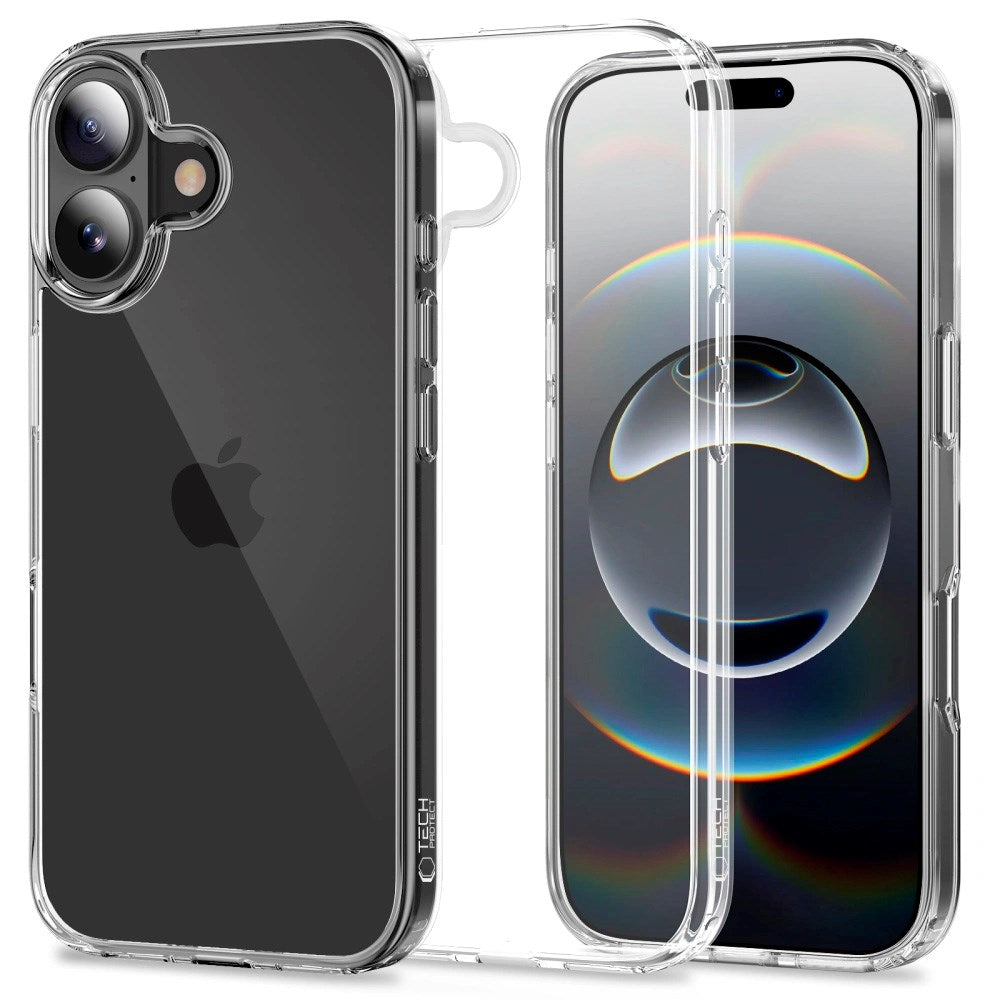 iPhone 17 Tech-Protect Flexair Hybrid Skal - Genomskinlig