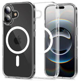 iPhone 17 Tech-Protect Flexair Hybrid Skal - MagSafe Kompatibel - Genomskinlig