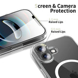iPhone 17 Tech-Protect Flexair Hybrid Skal - MagSafe Kompatibel - Genomskinlig
