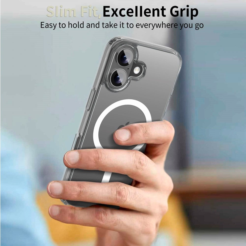 iPhone 17 Tech-Protect Flexair Hybrid Skal - MagSafe Kompatibel - Genomskinlig